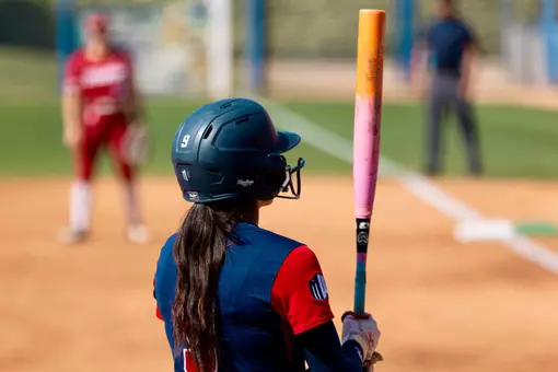 Emma Martinez at bat