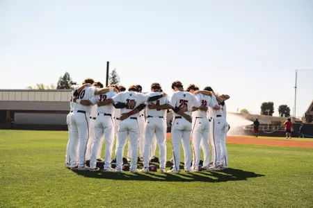 Baseball huddle