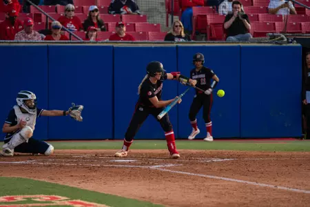 Rylee Bocchini at bat