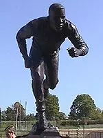 Lenny Lyles statue, produced by artist Ed Hamilton