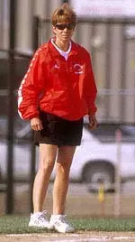 Softball coach Sandy Pearsall