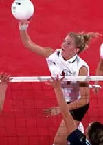 Sarah Drury had four service aces for Louisville.