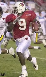 Deion Branch scored two touchdowns in the Cardinals 52-0 win over Grambling.