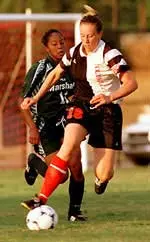 Senior Kristin Tapp played the final game of her Louisville soccer career Friday night at Cardinal Park.