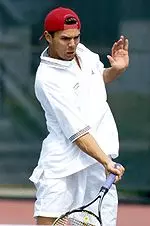 Cody Conley won both his singles and doubles match.