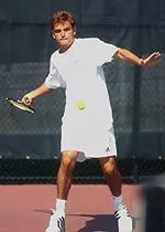 Sophomore Paulo Carvalho was undefeated in singles and doubles in the Cards doubleheader sweep of Butler and Southern Illinois