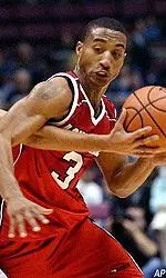 Bryant Northern is fouled as he drives to the basket against Seton Hall.