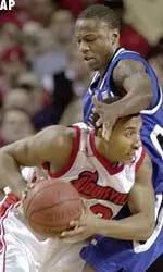 Bryant Northern tries to find an open teammate in the first half Tuesday.