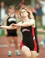 Trish Young ranks in the top-20 nationally in the javelin