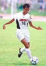 Sophomore Gina Lower was a member of the 2001 Conference USA All-Freshman team, and leads a group of 15 returning letter winners on the U of L women's soccer team.