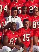 John L. Smith and his 2002 Cards pose for their team photo