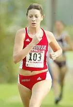 Senior Amanda Bell led the Cardinals with a 27th-place finish