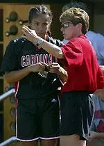 Softball coach Sandy Pearsall