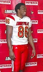Senior tight end Ronnie Ghent sports the Cards' new look at Thursday's press conference