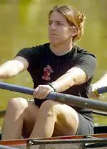 Senior Stephanie George led the Varsity 8+ to a pair of wins Sunday