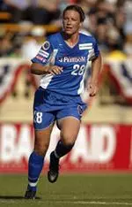 Washington Freedom star Abby Wambach, 2003 Chevrolet Female Athlete of the Year, will be among the players who will face the Cardinals on March 26th at Cardinal Park.(Photo Courtesy of Getty Images)