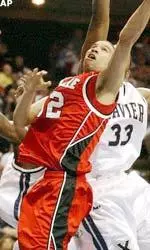 Francisco Garcia shoots in front of a Xavier defender. Garcia finished with 15 points.