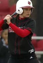 Freshman Courtney Moore blasted a three-run homer in softball's 4-0 win over DePaul