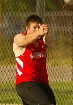 Senior Joe Swiderski won the hammer throw with a personal-best mark of 179-5