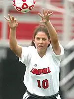 Freshman Liz Kinny notched the tying goal against Dayton Saturday.