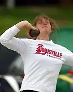 Emily Kost won the hammer throw and placed third in the shot put