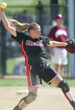 Junior Aja Sherman posted her third shutout of the season in softball's 1-0 win over Evansville