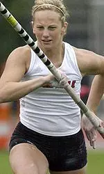 Jacey Hughes won the pole vault and set a new conference record at the C-USA Championship