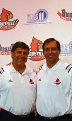 U of L Vice President/Director of Athletics Tom Jurich and WHAS11 Vice President /General Manager Bob Klingle announced the new partnership.