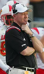 U of L head coach Bobby Petrino