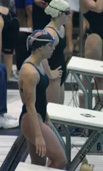 The U of L women won their first BIG EAST meet.