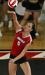 U of L senior Lena Ustymenko was named 2005 BIG EAST Player of the Year
