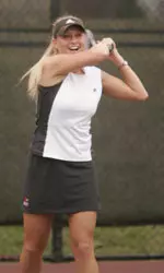 Natalie Laszkowski won singles and doubles matches for the Cardinals.