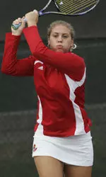 Maria Klokotzky plays No. 1 singles and doubleson the No. 68 ranked Cardinals.