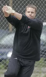 U of L junior thrower Arthur Turland