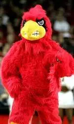 The Cardinal Bird will be among the Cardinal Caravan crowd.