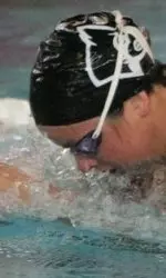 Heather Meng won the 100- and 200-breast for the Cardinals against UK.