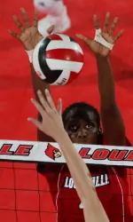 Lecia Brown leads Division I in blocking.