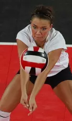 Lindsey Mango had four aces and 10 digs for the Cardinals.