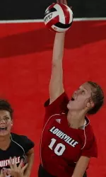 Jana Matiasovska had a career-high 16 kills to lead the Cardinals.
