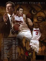 2007-08 U of L men's basketball poster