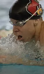 The Cardinals resume competition Sunday morning in prelims.