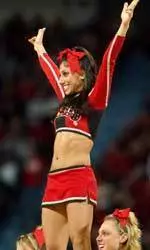 U of L cheerleaders will be among those at the Cardinal Caravans.