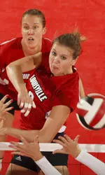 Tatyana Kolesnikova had nine kills for the Cardinals.