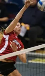 Tatyana Kolesnikova had 10 kills to pace the Cardinals.