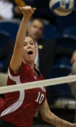 Jana Matiasovska had a match-high 16 kills for the Cardinals.