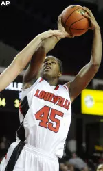 Keshia Hines goes up for a shot during the first half.