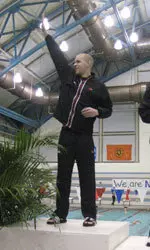 Adam Madarassy will represent Hungary in the 100-meter butterfly.