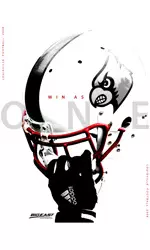 The 2008 Louisville Football Media Guide cover