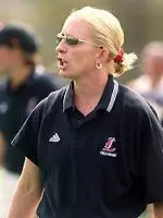 Pam Bustin is an assistant for USA Field Hockey as they compete in the 2008 Beijing Olympics