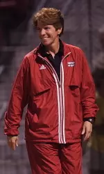 Softball coach Sandy Pearsall